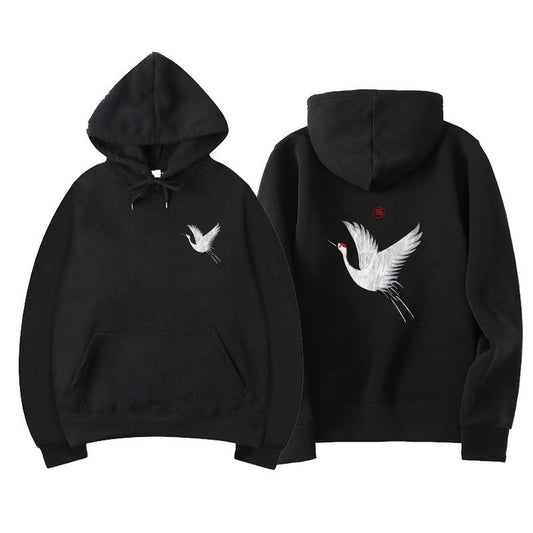 Embroidered Streetwear Hoodie