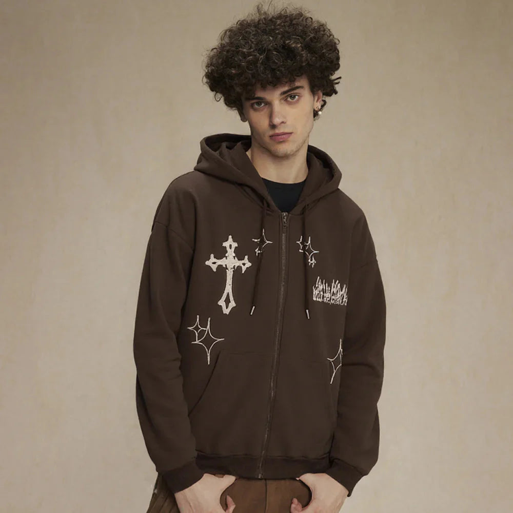 Oversized Zipper Hoodie for Women and Men