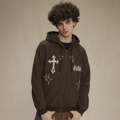 Oversized Zipper Hoodie for Women and Men