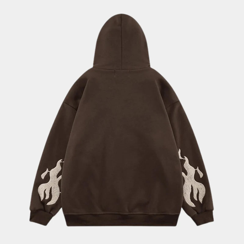 Oversized Zipper Hoodie for Women and Men