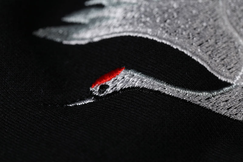 Embroidered Streetwear Hoodie detail